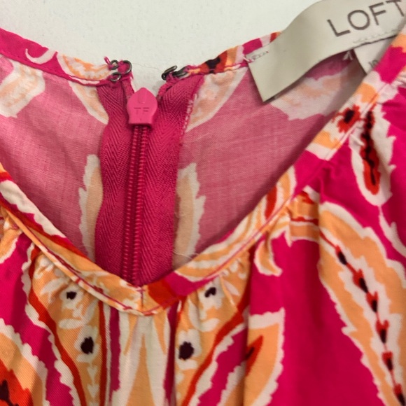 Vibrant Pink Paisley Dress - Picture 2 of 5